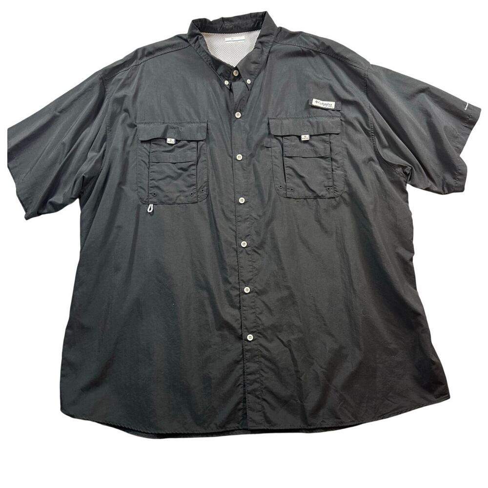 Columbia PFG Men’s Short Sleeve Button Down Shirt 4XL